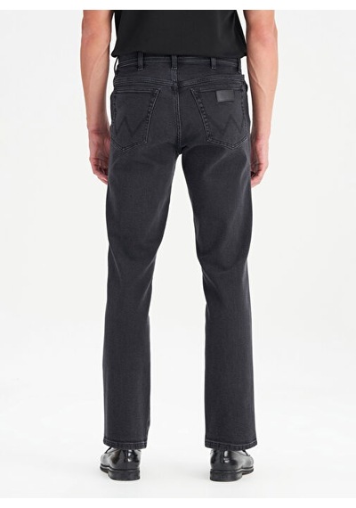 Erkek Straight Denim Pantolon Wrangler Siyah