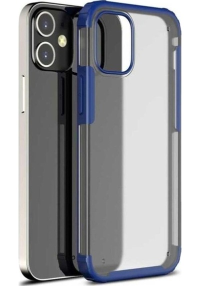 Apple Uyumlu iPhone 12 Mini Kılıf Zore Volks Kapak Lacivert