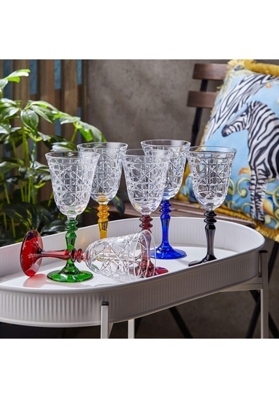 Sarı Cam Kadeh 270 Ml