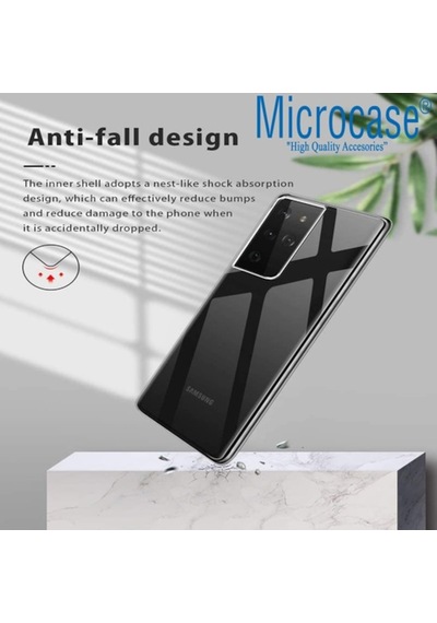 Microcase Samsung Uyumlu Galaxy S21 Ultra Ince 0.2 Mm Soft Silikon Kilif Seffaf 476260179