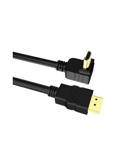 Senseı S-90down-hdtv 4k 2.0v 3d 1.5 Metre 90 Derece Açılı L Tipi Altın Uçlu Hdmı Kablo