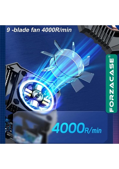 4000 Rpm Kablolu Cep Telefonu Soğutucu Isı Önleyici Fan Cooler - Fc561