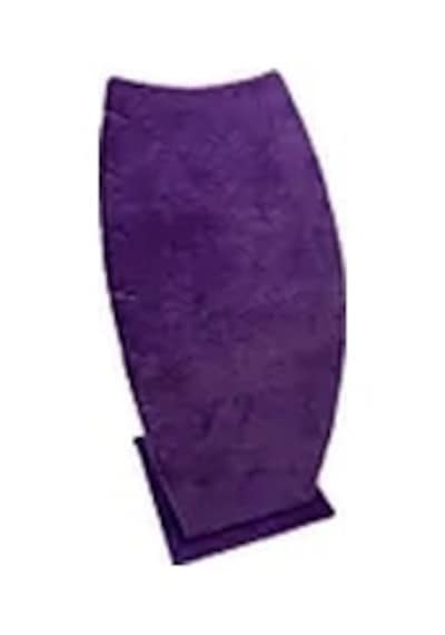 Süet Kumaş Mor Renk 25/12 Cm Kolye -zincir Ayaklı Stand Çok Renkli