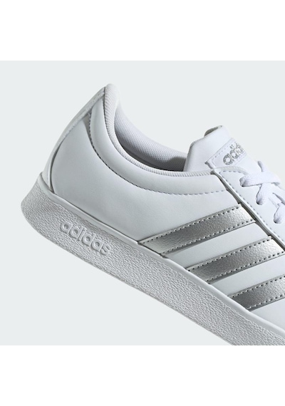 Adidas Vl Court Base Beyaz Kadın Sneaker 000000000101909426 Beyaz - Gümüş