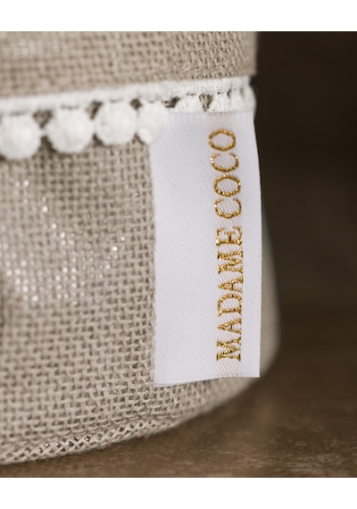 Madame Coco Lavrice Sepetli Havlu Seti - Beyaz 8684427221600 Beyaz