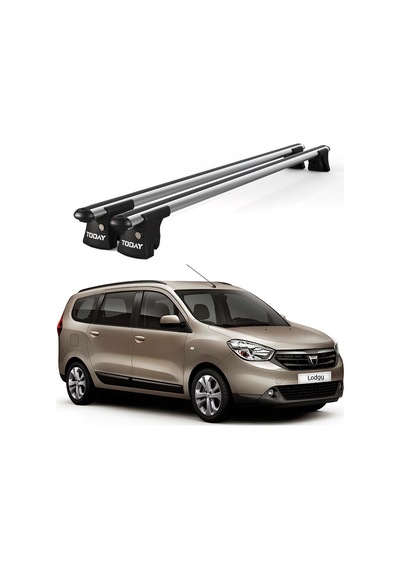 Trio-ıı Dacia Lodgy 2012 Ve Sonrası Uyumlu Kilitli Ara Atkı 135cm Port Bagaj Tavan Barı