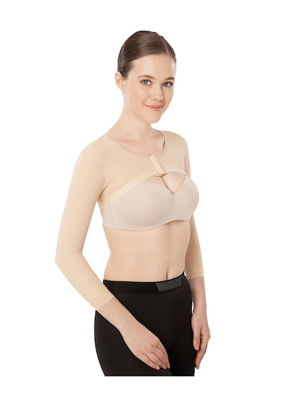 Variteks 229 Önden Agraflı Kol Liposuction Korse Bej
