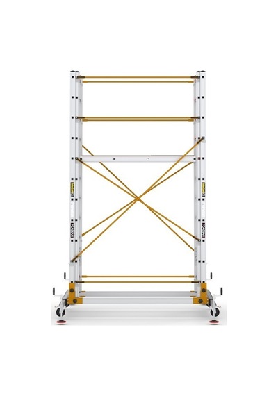 Çağsan 2x11 Basamaklı Telesafe Xl Fp - İki Parçalı Alüminyum İskele S006 Xl Fp