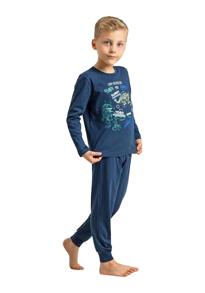 Rolypoly Rp3861c Erkek Çocuk Uzun Kol Pijama Takım Koyu İndigo