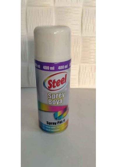 Steel Spreyboya Steel Sprey Boya Beyaz 400 Ml.