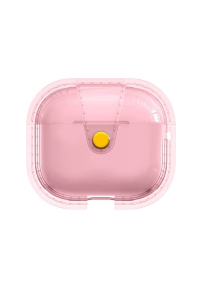 Apple AirPods Uyumlu 3. Nesil Zore Airbag 33 Darbelere Karşı Dayanıklı Magnetik Kılıf Pembe