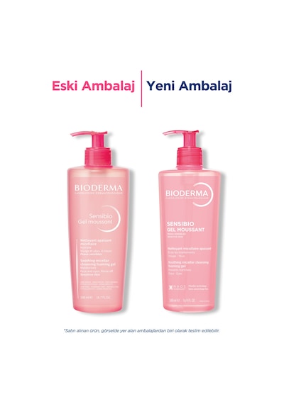 Sensibio Foaming Gel Hassas Ve Normal Ciltler Durulanan Micellar Yüz Temizleme Jeli 500 Ml