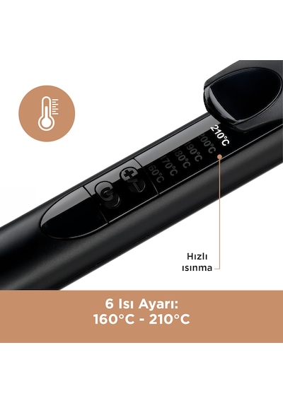 Babyliss C450E Rose Quartz 19 MM Tong Saç Maşası