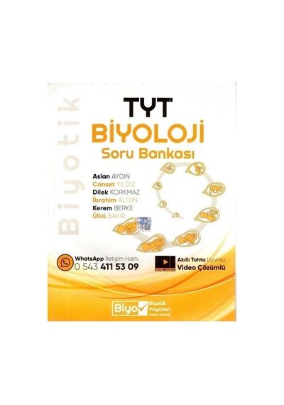 Biyotik Yayınları Tyt Biyoloji Soru Bankası
