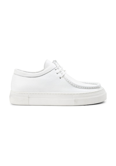 Deery Hakiki Deri Beyaz Kadın Sneaker - Z1682zbyzc01 Beyaz