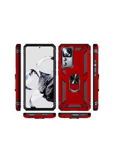 Xiaomi Mi 12t Pro Kılıf Yüzüklü Zırh Tank Vega