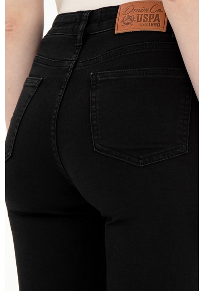 U.S. Polo Assn. Kadın Siyah Toothpick Fit Jean Pantolon 50299347-DN0027