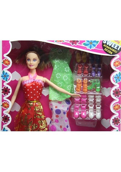 Sevda Yeni Ayakkabılı Bebek Seti