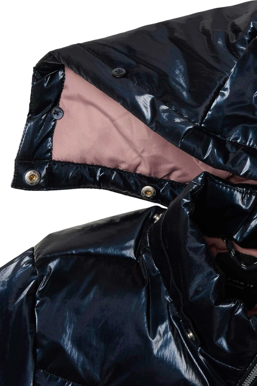 Name It Nkfmınt Puffer Jacket Shı Mavi Kız Çocuk Mont Mavi