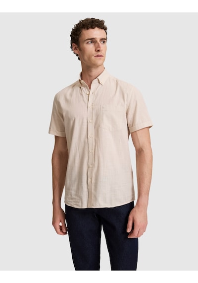 Pierre Cardin Erkek Bej Gömlek Kısa Kollu 50320916-vr011