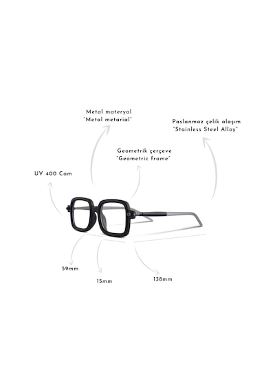 Watchofroyal Royal Eyewear 86512 Transparent Unisex Güneş Gözlüğü