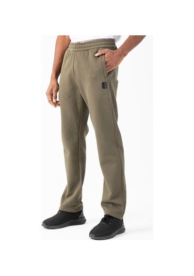 Maraton Sportswear Regular Erkek Düz Paça Basic Açık Haki Eşofman Altı 22373 Açık Haki