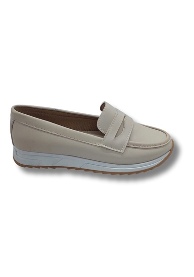 Tarzbu Kadın Rahat Comfort Taban Hafif Düz Topuklu Bağcıksız Loafer Babet Ayakkabı Tarzklkrembabet1 Krem Tarzbu Kadın Rahat Comfort Taban Hafif Düz Topuklu Bağcıksız Loafer Babet Ayakkabı Tarzklkrembabet1 Krem