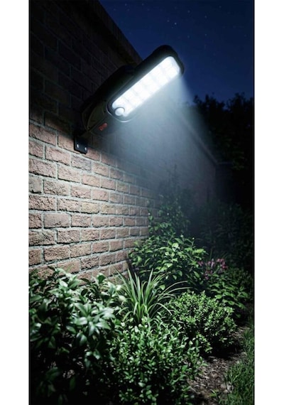 Panther Pt-2996 Usb Şarjlı Solar Led Duvar Lambası - Hareket Sensörlü Bahçe Aydınlatması