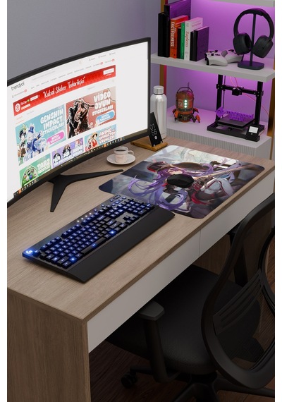 Chevreuse Genshin Impact Anime Gacha V1 - 48x40 Xl Gaming Mouse Pad Fare Altlığı