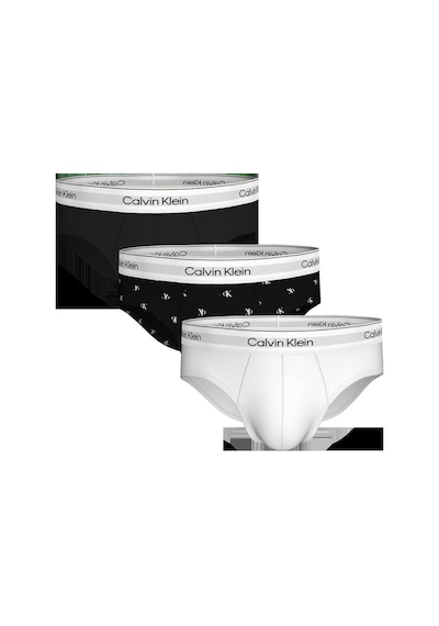 Calvin Klein Erkek Hip Brief 3'lü Külot-13335 Siyah