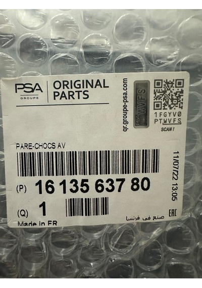 Psa 1613563780 Citroen Berlingo B9 Peugeot Partner Tepee 2008-2018 Uyumlu  Ön Tampon