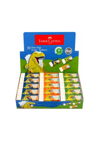 Faber Castell Dino Desenli Silgi 3 Adet