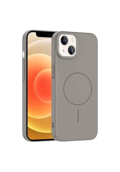Apple iPhone Uyumlu 13 Kılıf M-safe Şarj Özellikli Zore Ruby Sert Kapak Çok Renkli