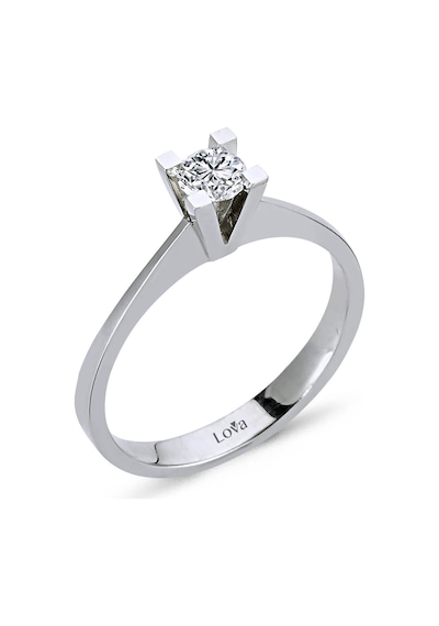 Lova F Renk 0,23 Karat Pırlanta Tektaş Yüzük - 1010020