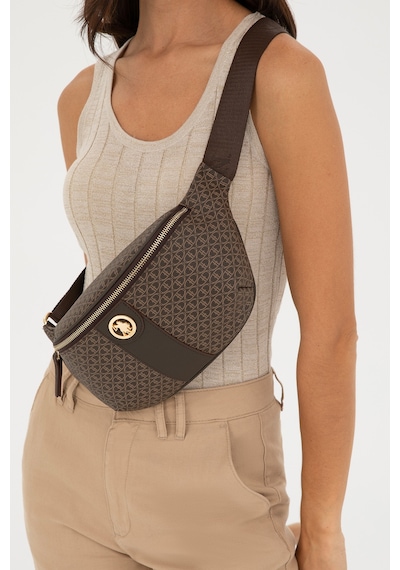 U.S. Polo Assn. Kadın Kahverengi Bel Çantası 50293693-VR029