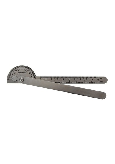 Sh5102 Çelik Cep Gonyometre 18 Cm