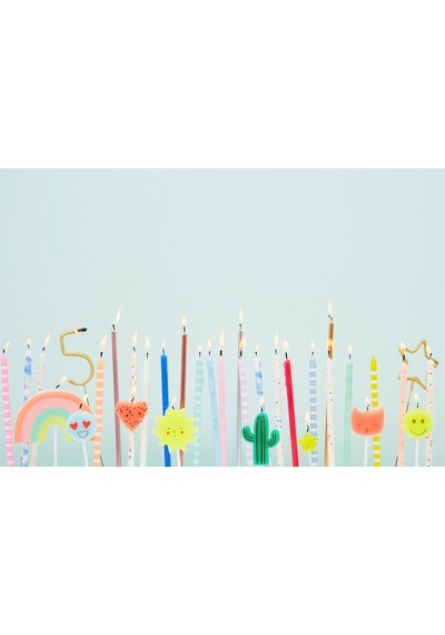 Meri Meri - Pastel Party Candles - Pastel Parti Mumları