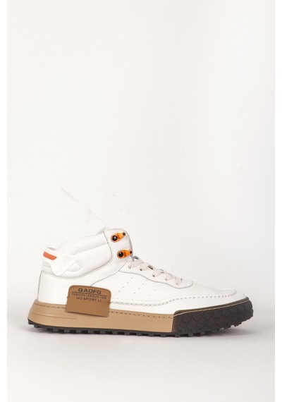 Beyaz Guja 501 Yüksek Bilek Erkek Sneaker Beyaz