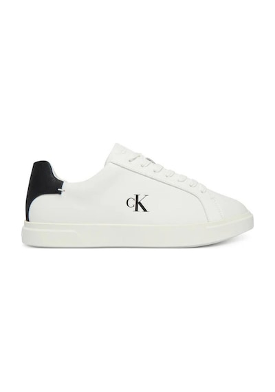 Calvin Klein Ck Kadın Low Pro Cup Bağcıklı Deri Beyaz Sneaker-12209 Beyaz