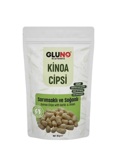 Glutensiz Sarımsak Ve Soğanlı Kinoa Cipsi 35 Gr