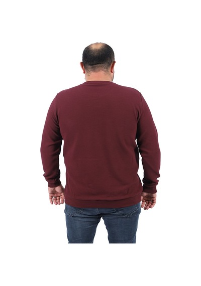 Moc Grande Mocgrande Gipeli Sweat Bisiklet Yaka Wreath 22713 Bordo