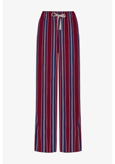 Penti Erkek Soundwave Çizgili Pantolon Uzun Kollu Pijama Takımı Çok Renkli