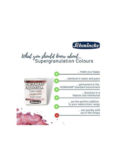 Schmincke Horadam Supergranulation Sulu Boya Forest Brown 1/2 Tab Diğer