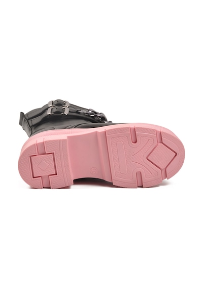 Ayakmod Siyah Pembe İçi Polarlı Kaymaz Taban Kız Çocuk Bot G-1001 F Zncr Siyah-pembe Ayakmod Siyah Pembe İçi Polarlı Kaymaz Taban Kız Çocuk Bot G-1001 F Zncr Siyah-pembe