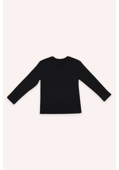 Erkek Çocuk Uzay Baskılı Siyah Pijama Takımı Çok Renkli 2421BK39008 Erkek Çocuk Uzay Baskılı Siyah Pijama Takımı Çok Renkli 2421BK39008