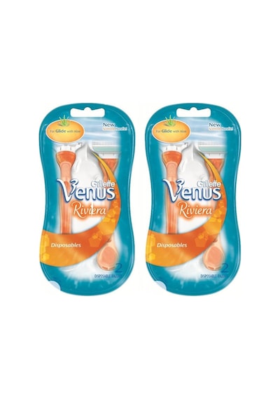 Gillette Kadın Venüs Riviera Tıraş Bıçağı 2 x 2'li