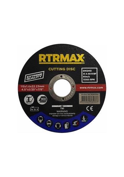 Rtrmax Rdm11510 Metal Kesme Diski 115x1.0mm
