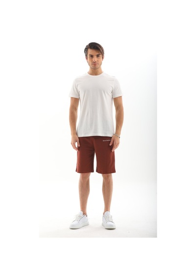 Penyebizden Erkek Regular Fit %100 Pamuk Şort-kahve Kahverengi