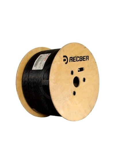 Reçber Dış Ortam Kamera Kablosu 2+1 2X0.50 Rg59 Pe Kablo 500 Mt.