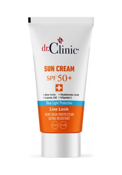 Dr.clinic Spf 50+ Güneş  Koruyucu Krem 50 Ml ( Uva,uvb Ve Mavi Işık Koruma )